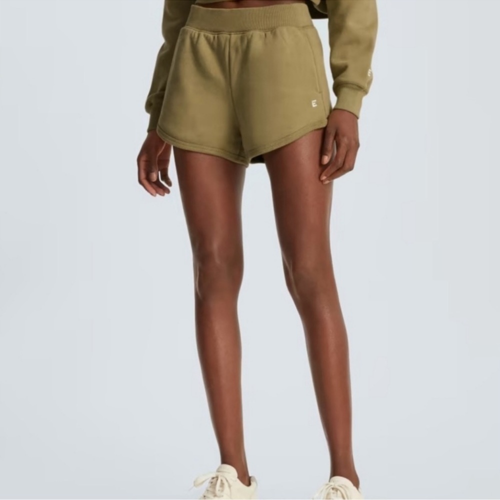 Everlane The Track Sweatshort Mustard Yellow Size XL Earthy